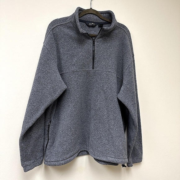 Eddie Bauer Gray Men’s Half Zip - Picture 1 of 10